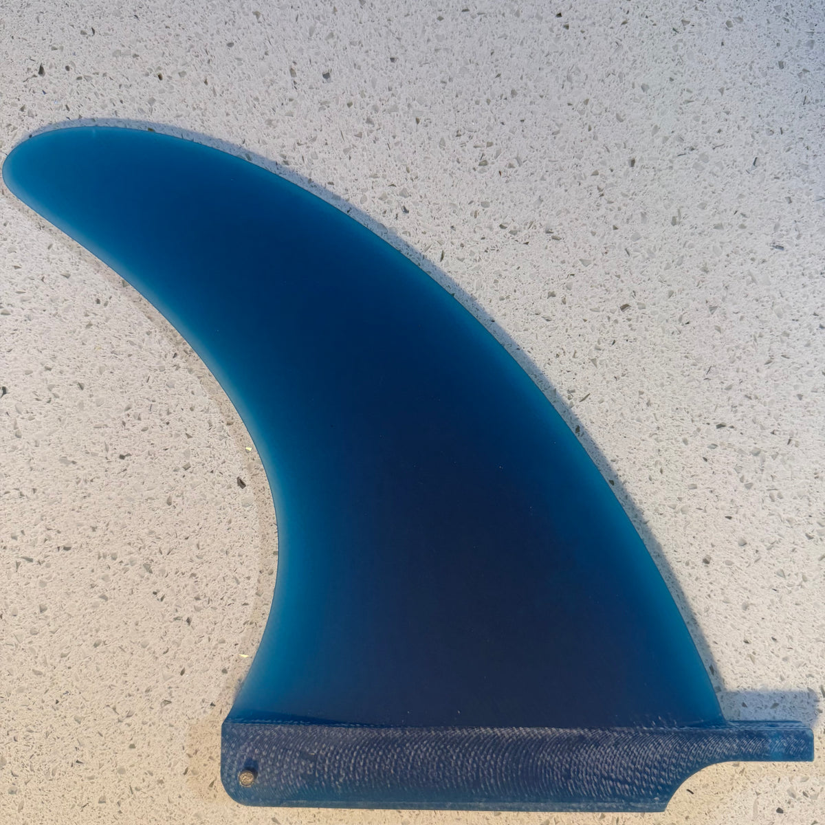 6" Center Fin Blue