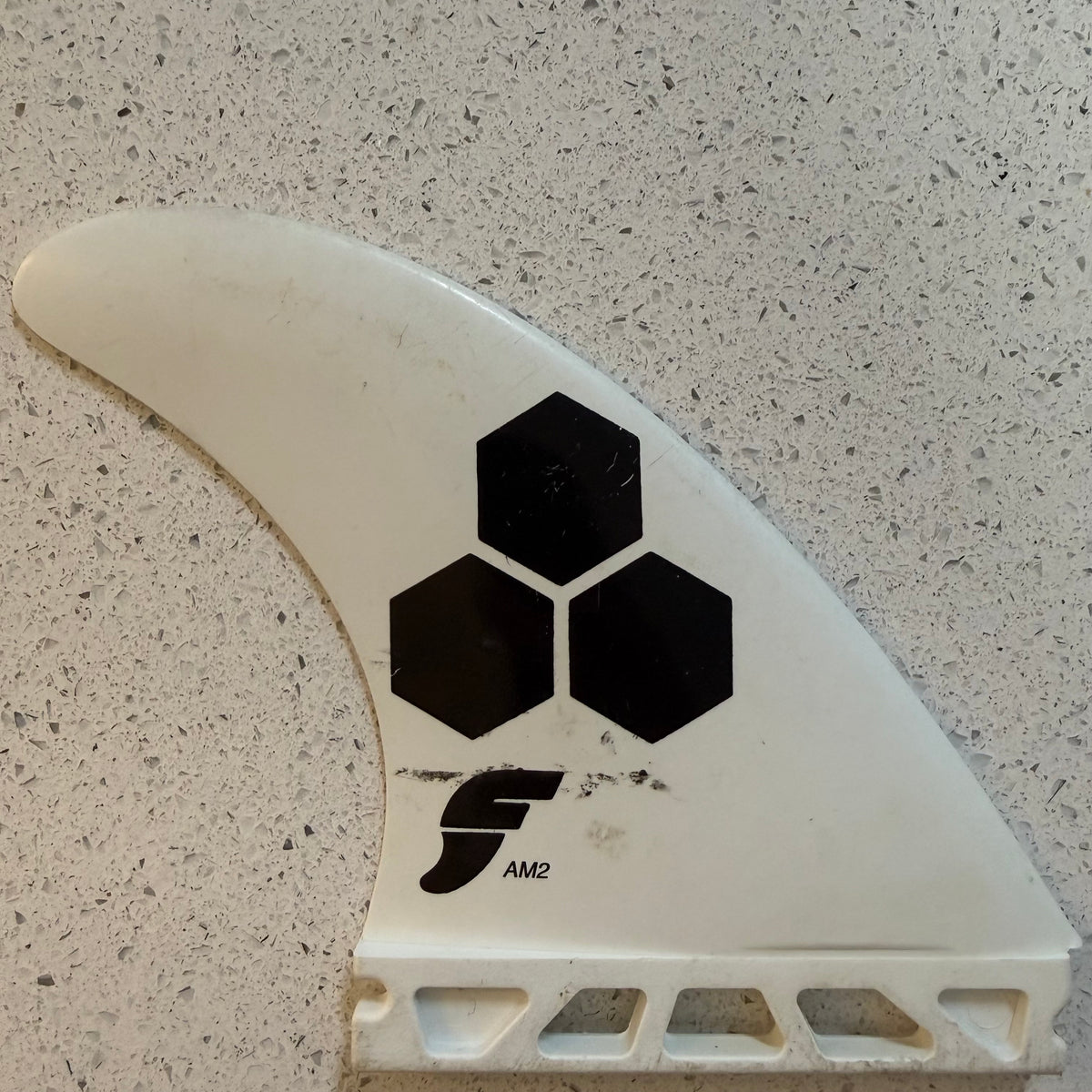 Used Future Fins FAM2 Thermotech Thruster Set White L