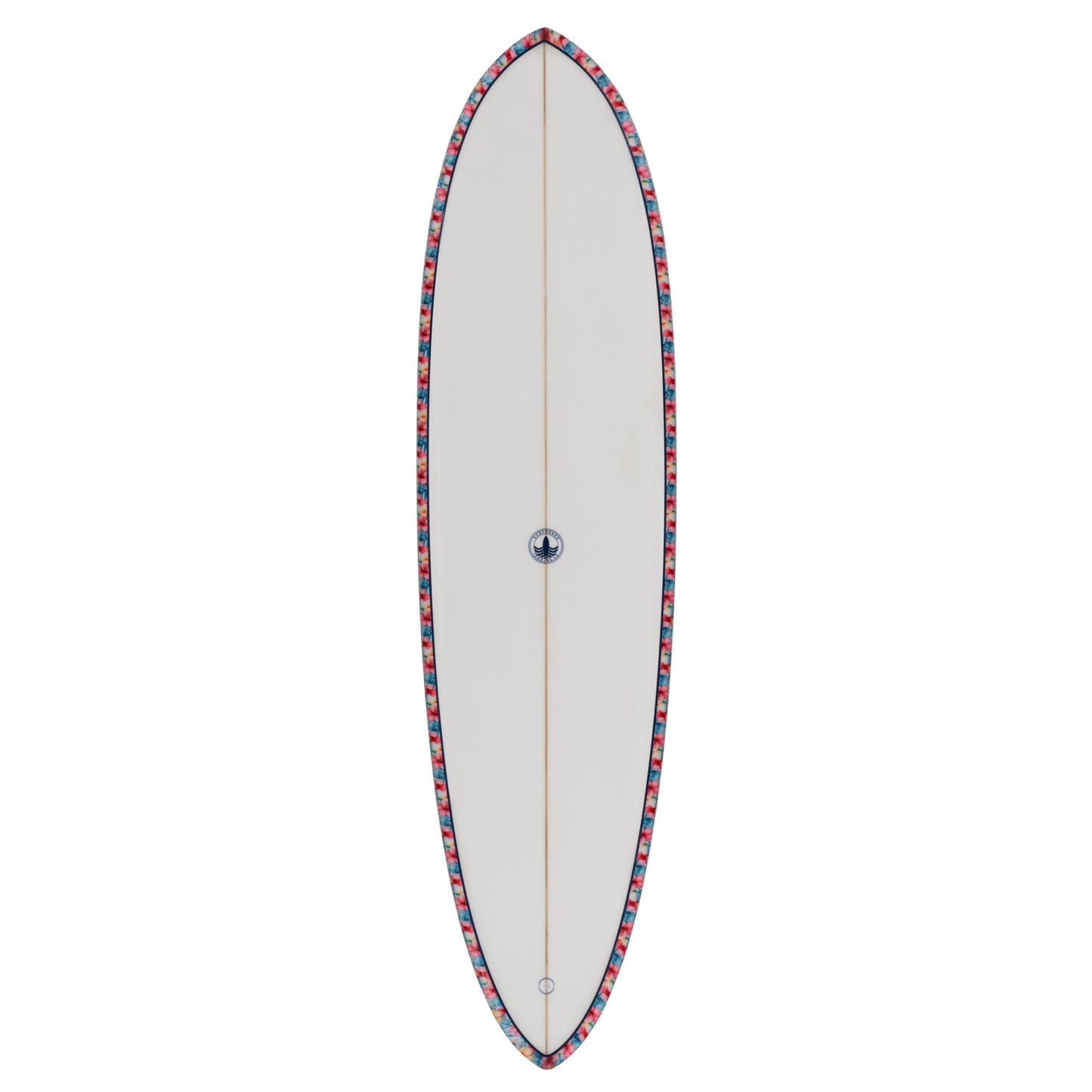 Dumplin Mid Length Surfboard – Hawaiian Floral - Ships 10/6/26