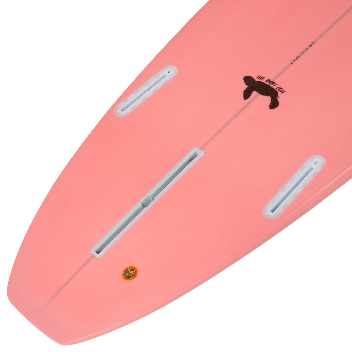 The Baby Log Beginner Longboard Surfboard – Coral Pink - Ships 10/6/26