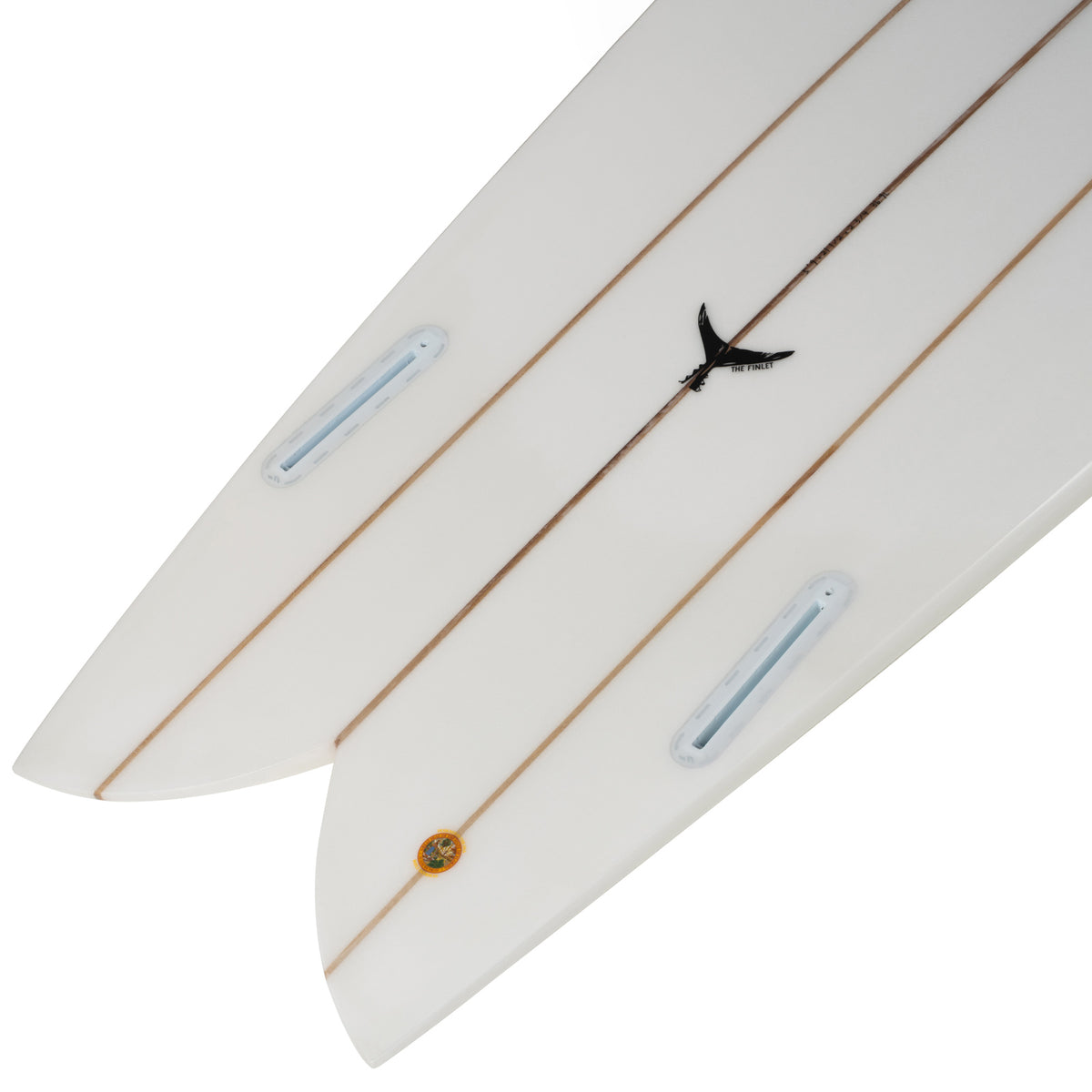 The Finlet Twin Fin Fish Surfboard – Triple Narrow - Ships 10/16/26