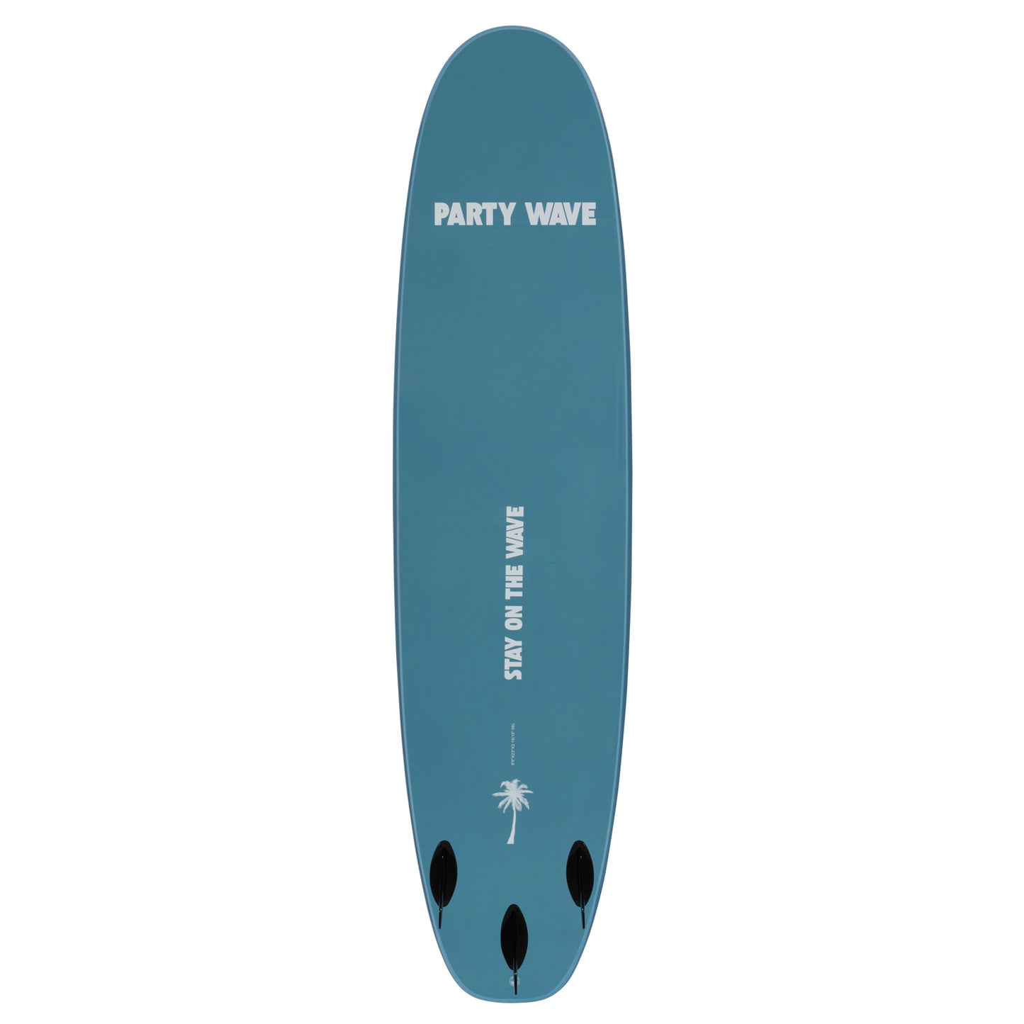 8' Party Wave Soft Top Surfboard - Blue Steel - Ships 10/6/26