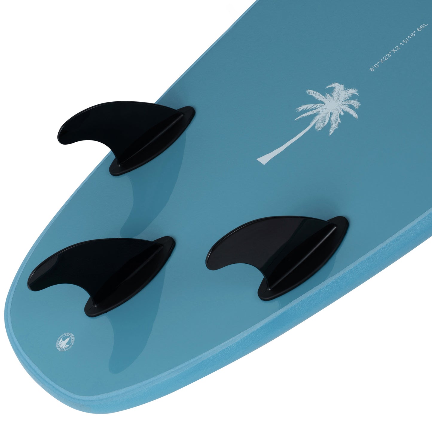 8' Party Wave Soft Top Surfboard - Blue Steel - Ships 10/6/26