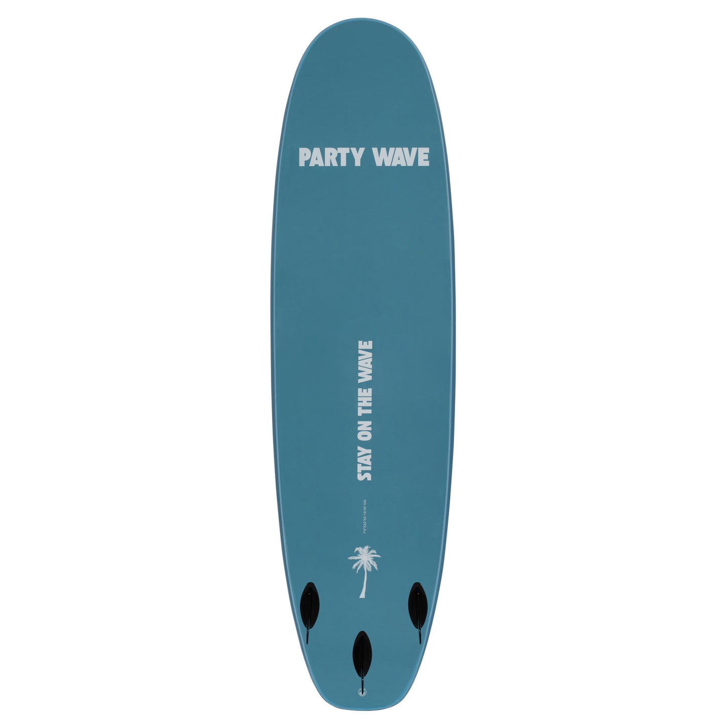 7' Party Wave Soft Top Surfboard - Blue Steel - Ships 10/6/26