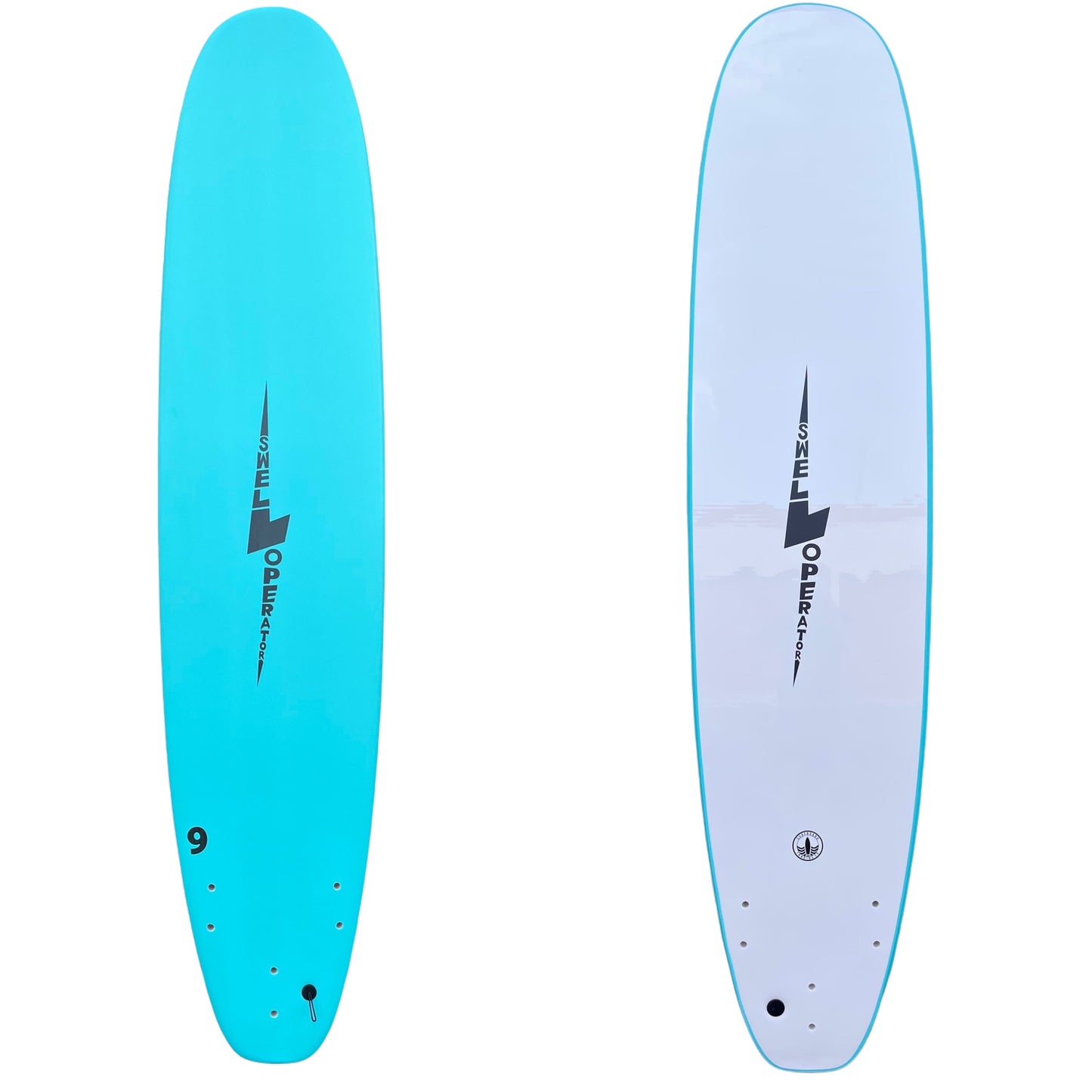 9′ Foam Swell Operator Longboard - Aqua