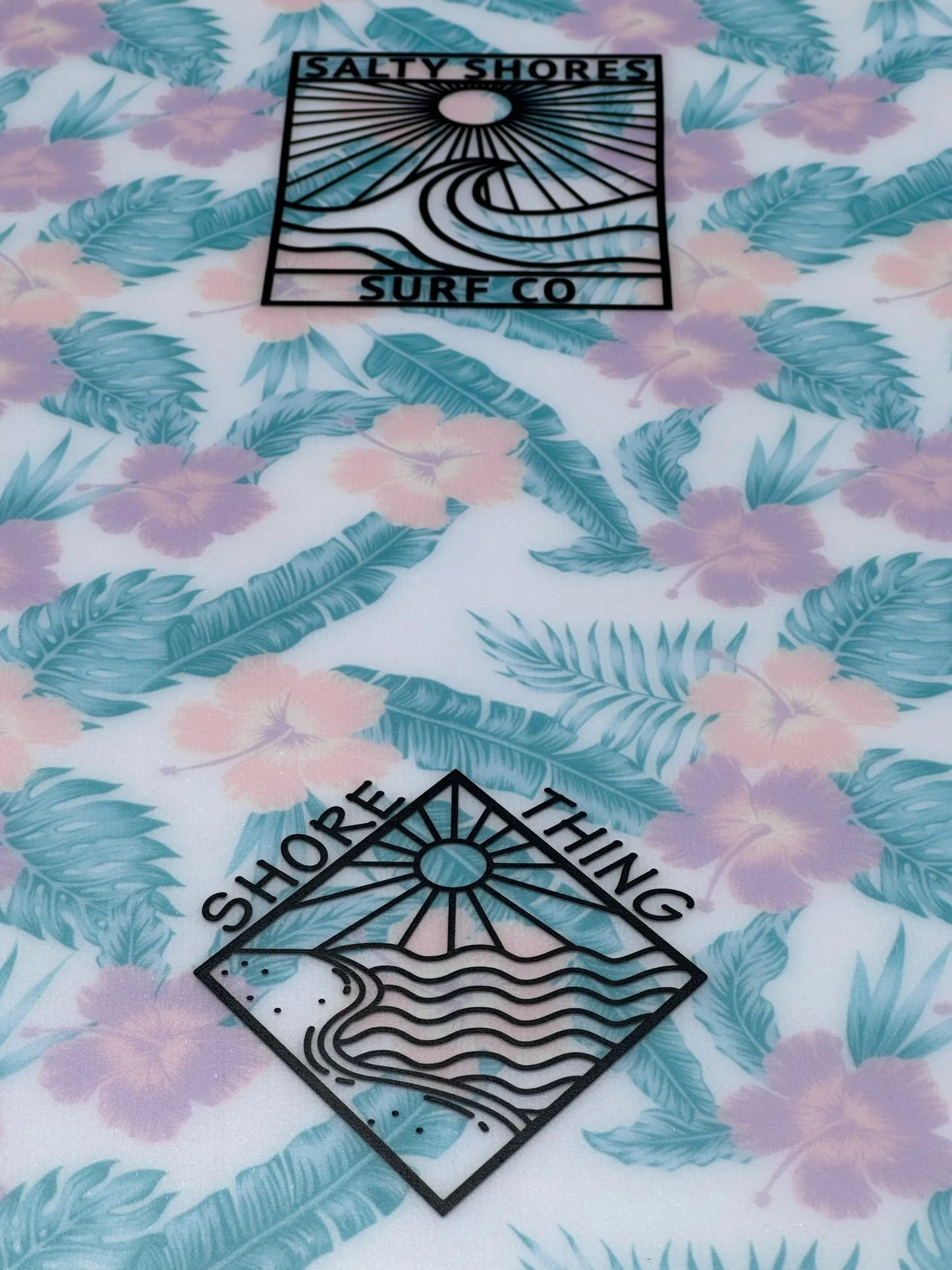 Shore Thing Wake Surfboard – Floral Inlay 2024