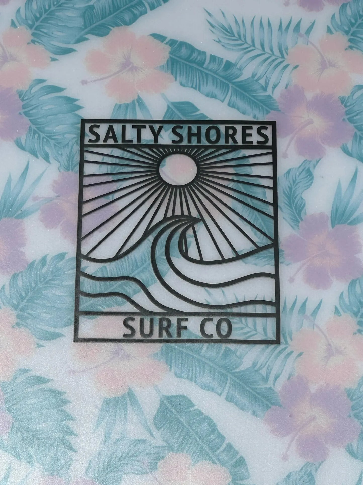 Shore Thing Wake Surfboard – Floral Inlay 2024