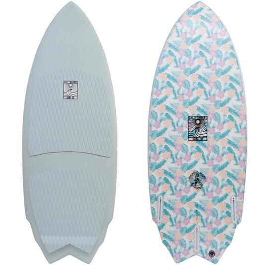 Smoke Show Wake Surfboard – Floral Inlay 2024