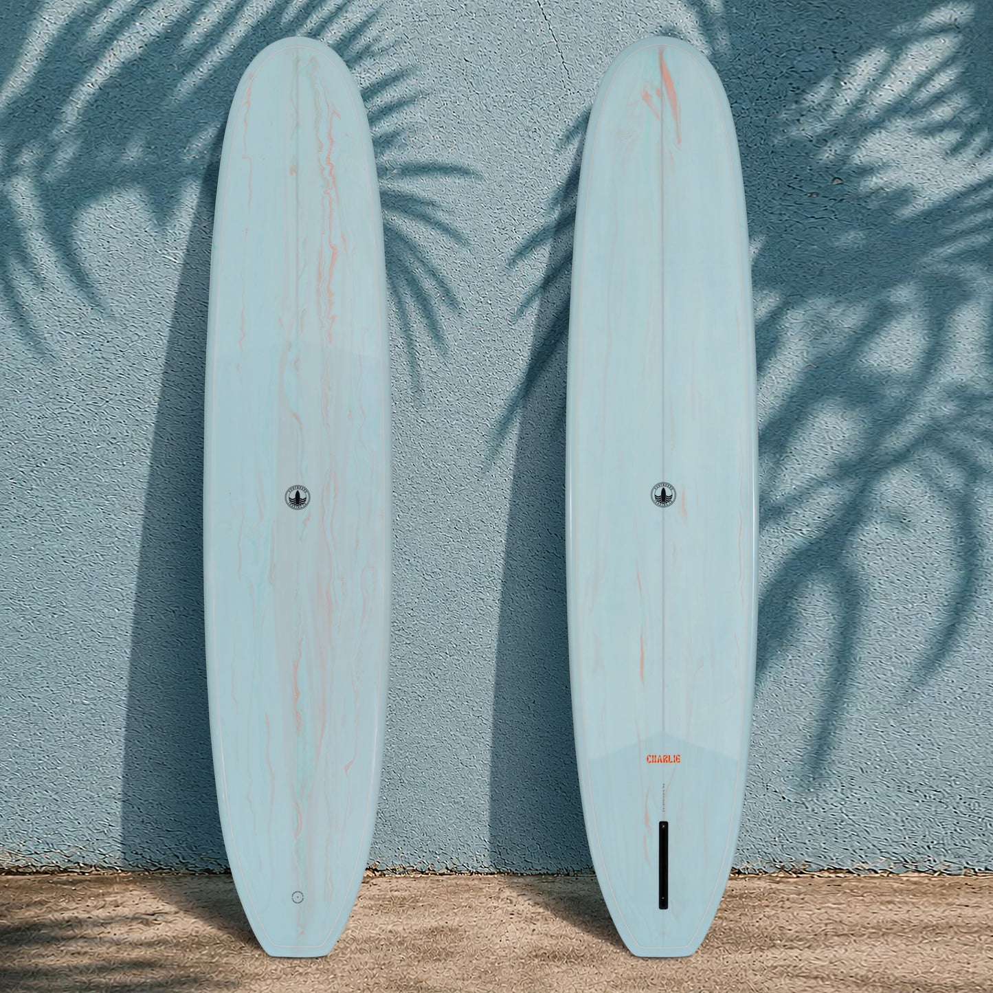 The Charlie Pig-Inspired Longboard Surfboard – Swirl - Ships 10/6/26