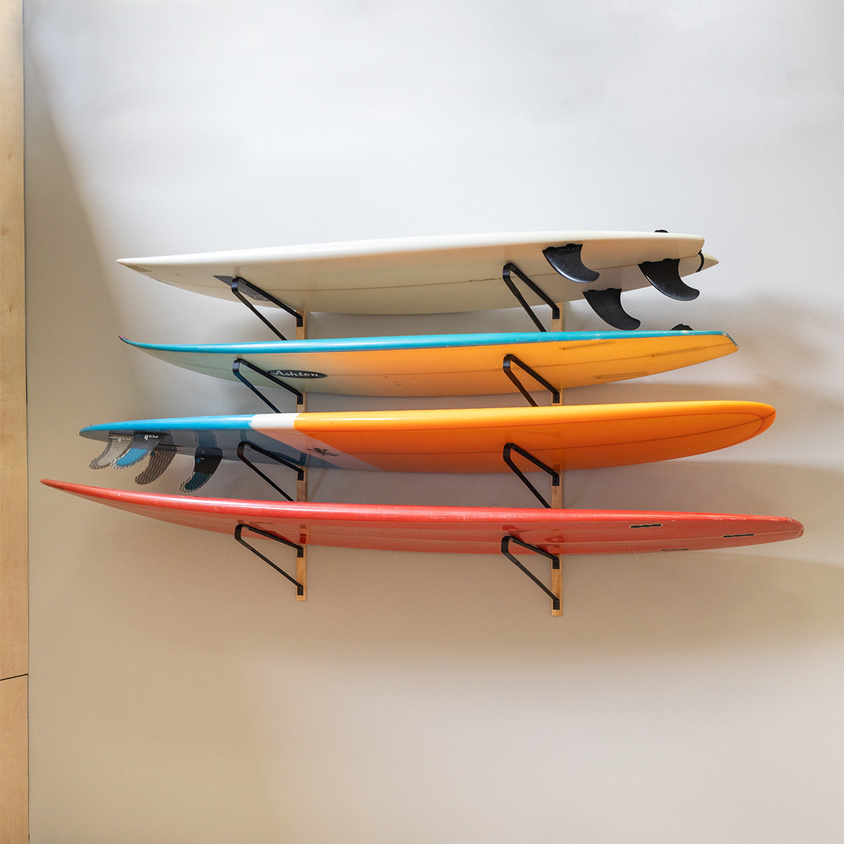 Avon Surfboard Wall Mounted Rack | 4 Levels