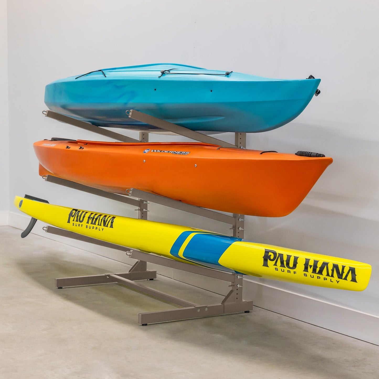 G-Surfboard & SUP Rack | 3 Levels | Indoor-Outdoor