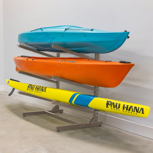 G-Surfboard & SUP Rack | 3 Levels | Indoor-Outdoor
