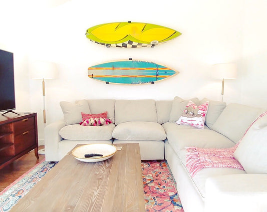Minimalist Surfboard Display Rack | Holds 30 lbs