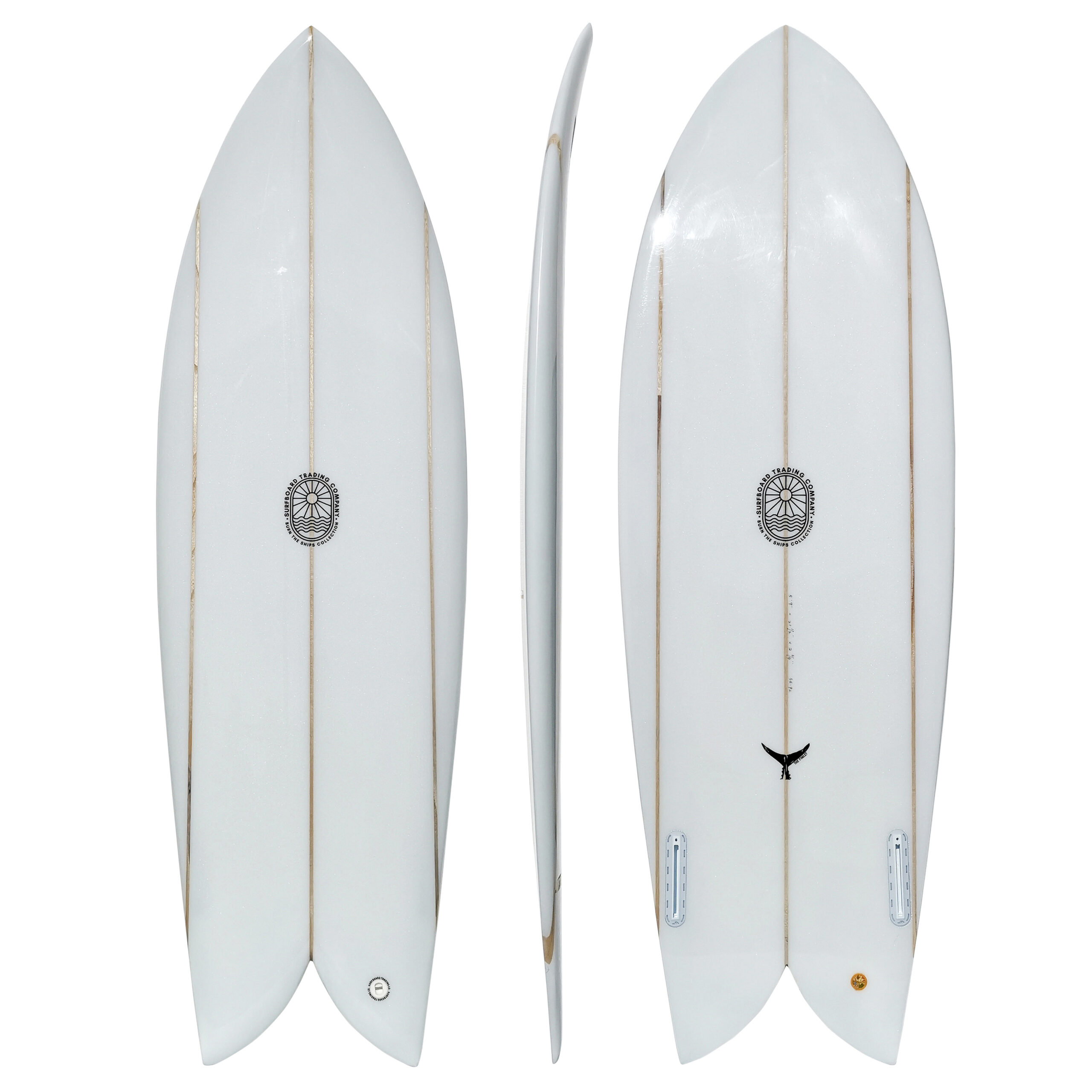 5'5 – 5'11 The Finlet Twin Fish – Triple Stringer – Surfboard